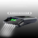 Cap Visor Head Lamp with LED Lights Headlamp Clip-on Torch 6-LED Head Lights
