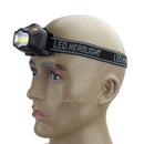 12 COB LED Light Headlamp 3 Mode Outdoor Fishing Camping Cycling Headlight Torch