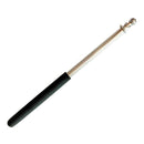 2 Pieces 1m Telescopic Stainless Steel Flagpole Banner Flagpole Guide Pole