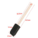 10pcs Foam Brush Sponge Wooden Handle Brushes Watercolor Painting Drawing  FKI