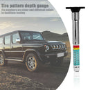 Universal Car Tire Tread Depth Gauge Color Coded Tyre Tread Gage Measuring Tools