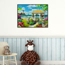 5D DIY Full Drill Diamond Painting Landscape Cross Stitch Embroidery Decor