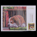 Latch Hook Rug Making kits - Sleeping Dog - Do Your own DIY Pillow Cover
