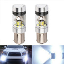 2 Pieces Car 1156 BA15S 100W LED Lights Turn Signal Reverse Bulb 6000K HOU