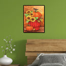 Pumpkin 5D DIY Full Round Drill Diamond Painting Cross Stitch (B2391)