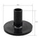 8Pcs Cymbal Sleeves 8PCS 38x26mm Black Drum Cymbal Sleeves Replacement for