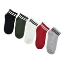 Men Comfortable Cotton Socks Solid striped Sports Classic SocJBTEUS