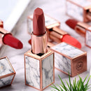 Macfee Brand Makeup White Jade Marble Matte Lipsticks Waterproof Long Lasti