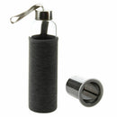Glass Sport Water Bottle with Tea Filter Infuser Protective Bag 550ml Grey