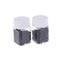 500Pcs 4mm silicone lined micro rings links beads for human hair extensions