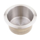 New Stainless Steel Recessed Cup Drink Holder for Marine Boat RV Camper 85x55mm