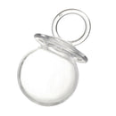 12Pcs Transparent Bride Groom Wedding Favor Candy Box Clear Pacifier Candy  R9W8