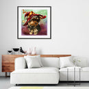 Full Round Drill Picture DIY Costume Dog Diamond Painting Poster (W571)