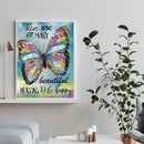 Butterfly 5D DIY Diamond Painting Full Round Drill Embroidery Wall Picture