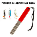 Diamond Fishing Hook Hone Fishhook Sharpening Grinding Fishing Tackle Tool