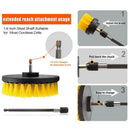 12 Piece Drill Brush Scrub Pads Power Scrubber Brush with Extended Long Att