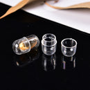 10pcs Empty Gelatin 14*24mm Capsules Transparent Clear Color Gel Caps Vogue M&O