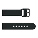 Silicone 20mm Solid Color Strap for Amazfit GTS Garmin Vivomove HR (Black) A