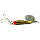 10 Pcs Metal Fishing Baits Metal Spinner Lures Hook Fishing Gears Tool 6.3cm  â„–[