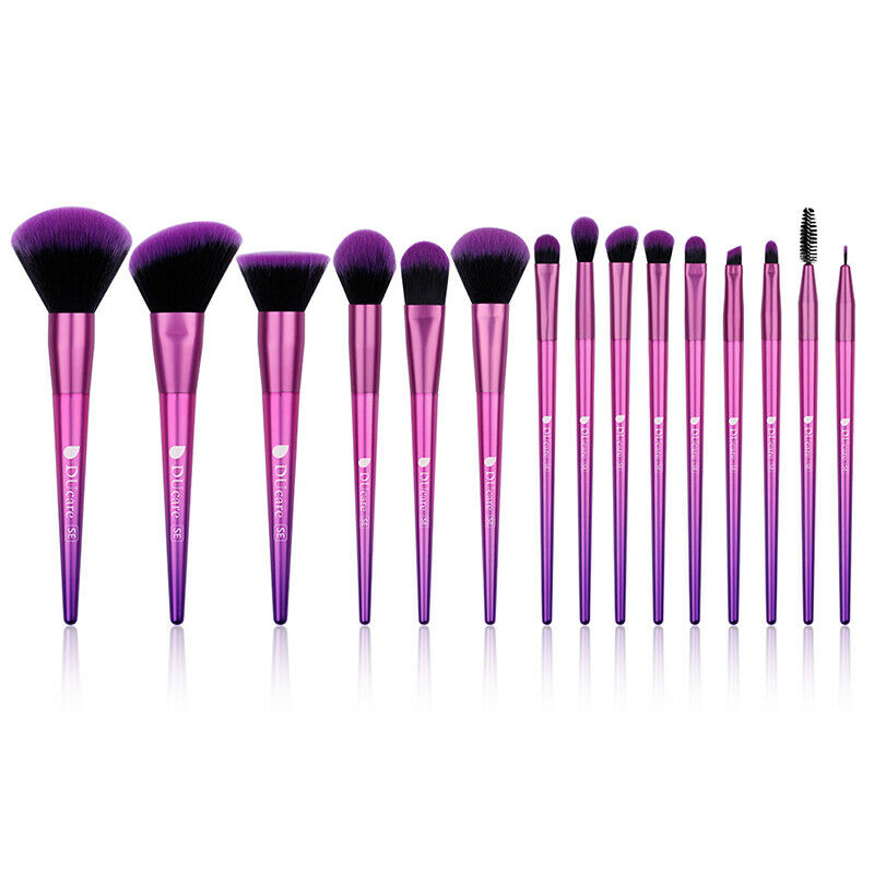 Ducare MakEUp Brushes 15Pcs Brushes for MakEUp Eyeshadow Foundation Powder  U1K6