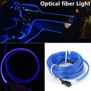 5 Meters Blue Auto Car LED Wire Cold Light Line Lamp Interior Atmosphere Strip.