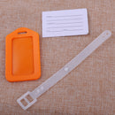 10pcs Travel Luggage Bag ID Tag Plastic Suitcase Baggage Name Address Label Tags