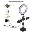 Video Live Photography LED Lamp Holder Monopod Selfie Ring Light Phone Bracket