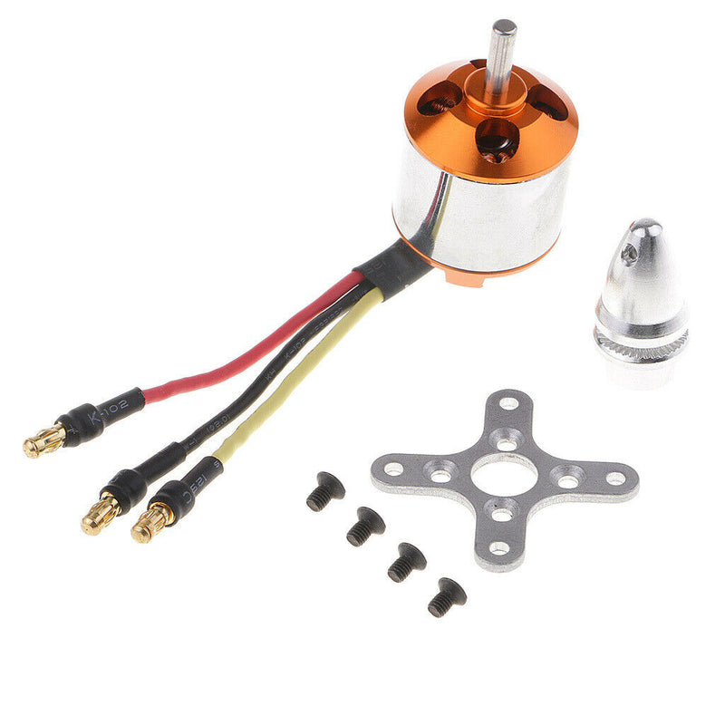 A2217-1100KV Brushless Motor for RC Boat Parts/ Fixed Wing 10inch Propellers