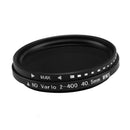 Adjustable Variable Neutral Density ND2 to ND400 ND Lens Filter(40.5mm)