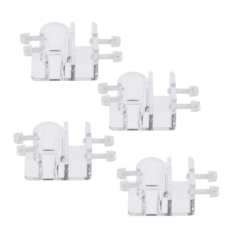 4Pcs Hose Holder - Adjustable Acrylic Hose Clip Tube Holders Clamps for Fish