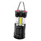 2x COB Camping Lantern Torch Tent Light LONG-LASTING Collapsible