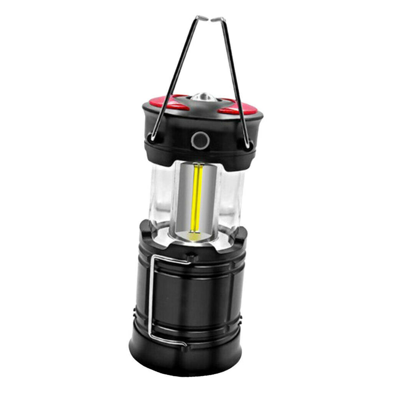 2x COB Camping Lantern Torch Tent Light LONG-LASTING Collapsible