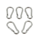 5 Pcs Stainless Steel Quick Links Carabiner 4mm Cable Shackle Connector