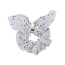 12pcs Cute Bunny Ear Scrunchies Ponytail Holder Hair Bands Elastic Ties F. Women