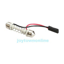 Car White 12V 48LED Interior Roof Ceiling Dome Door Light Reading Lamp+ Adapter