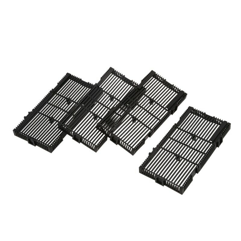 20 Pcs Black Plastic Aquarium Undergravel Filter + Air Line Hose + Tube Y5C2