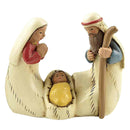 73mm Christmas Crib Figures Christ Ornament Statue Desktop Shelf Sculpture