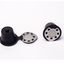 Black Reusable Refillable Coffee Capsule Filters Pod K-cup For Nespresso