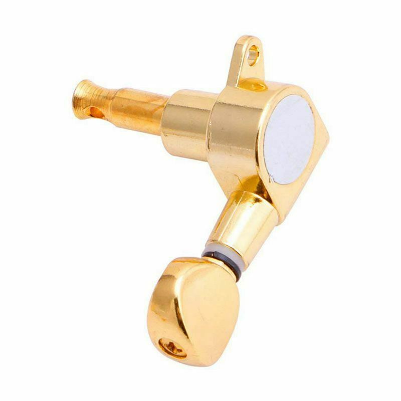 6 Guitar Tuning Pegs VERROUILLAGE Tuner Touches Guitar Strings Button 3L +