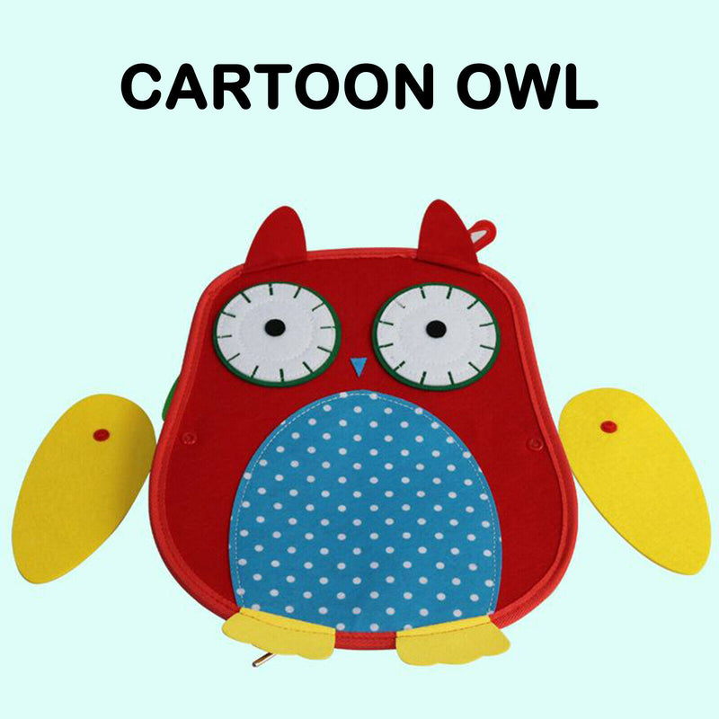 Felt Busy Board Button Dressing Life Motor Skill Educational Learning Toys