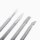 1 Set 4 Pieces Cuticle Pusher UV Gel Polish Soak Off Remover Tool Nail Art  I3H3
