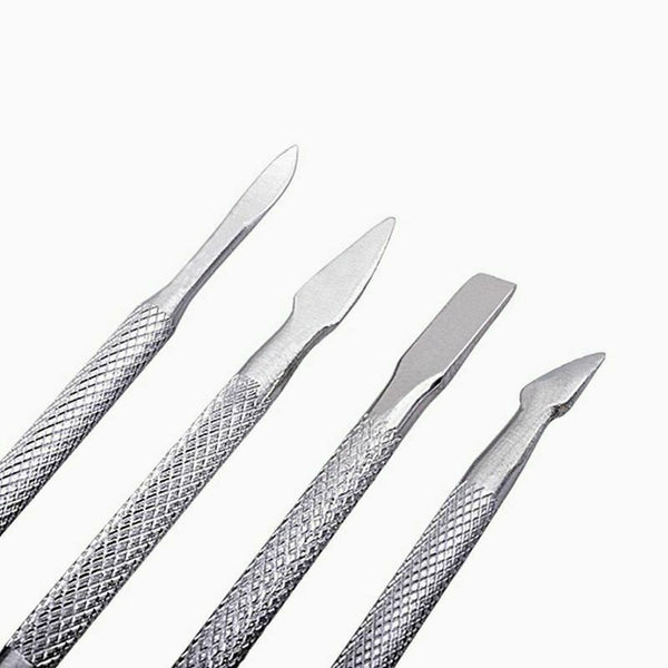 1 Set 4 Pieces Cuticle Pusher UV Gel Polish Soak Off Remover Tool Nail Art  I3H3