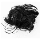 Women Black Hair Wave Scrunchie Bun Extensions Curly Ponytail Hairpiece V6A6