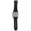 New Meter Dial Black Rubber Strap Blue Flash Dot Matrix LED Racing Watch A3G9