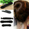 3 Pcs Set Hair Fast Bun Magic Foam Sponge Hair Tool Bun Maker T Plate M4Q1 O4S9