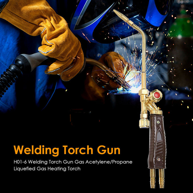 Welding Torch Injection Suction H01-6 Copper Oxygen Acetylene Heating Torch A