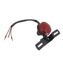 Red Motorcycle Stop Light for Cafe Racer Chopper Accs