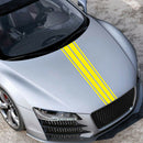 2pcs Long Stripe Car Styling Hood Bonnet Stickers Vinyl Decals Decoration