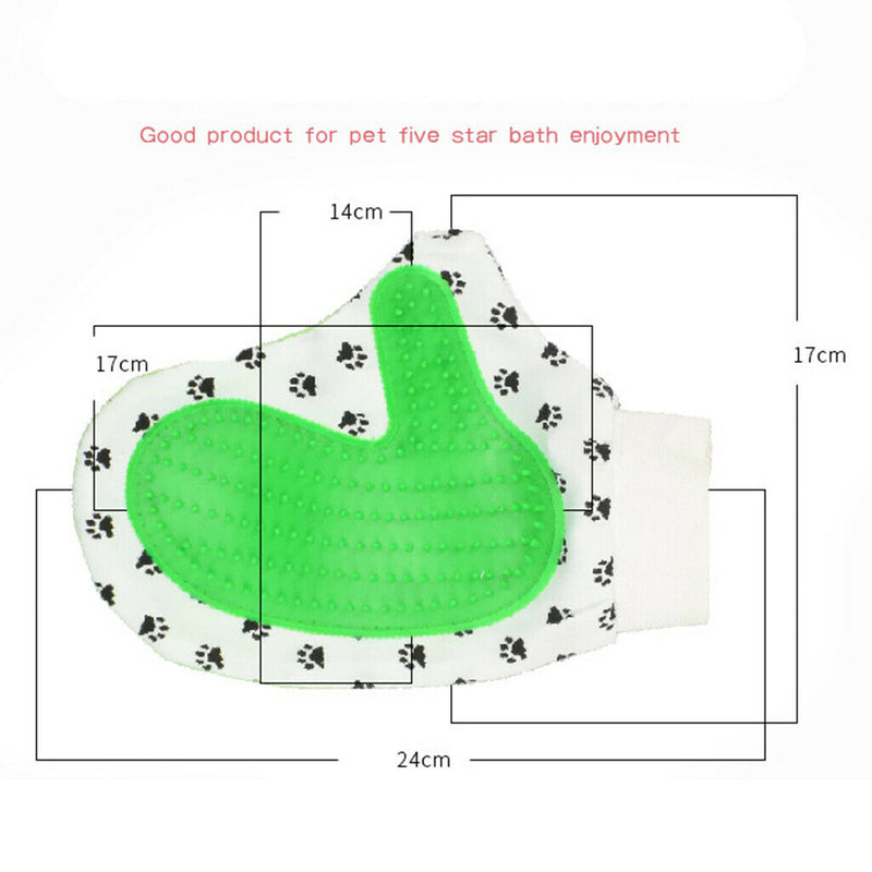 Pet Dog Cleaning Gloves Cat Dogs Bathing Massage Gloves 2Pcs