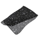 Scarf Simple Solid Women Scarf Chiffon Scarf Black I8M7